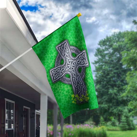 CELTIC CROSS HOUSE FLAG